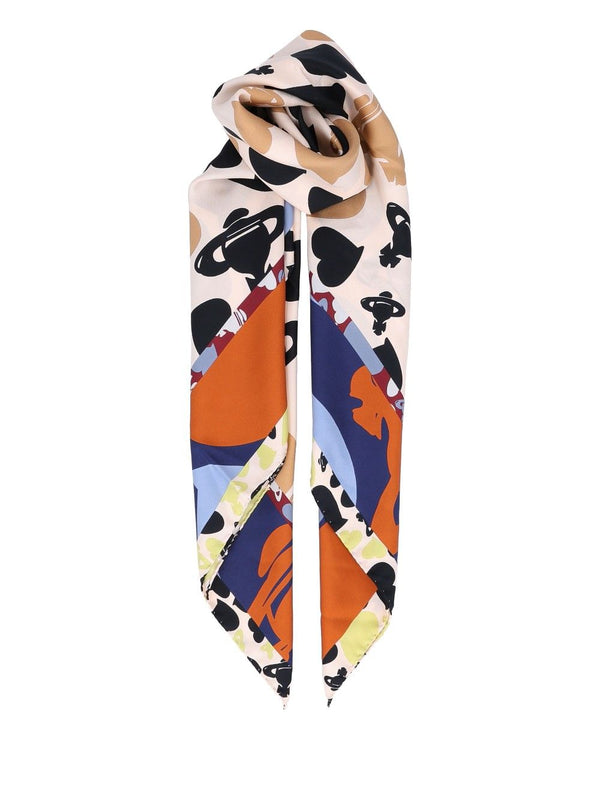 90x90 Square Scarves And Foulards Multicolor