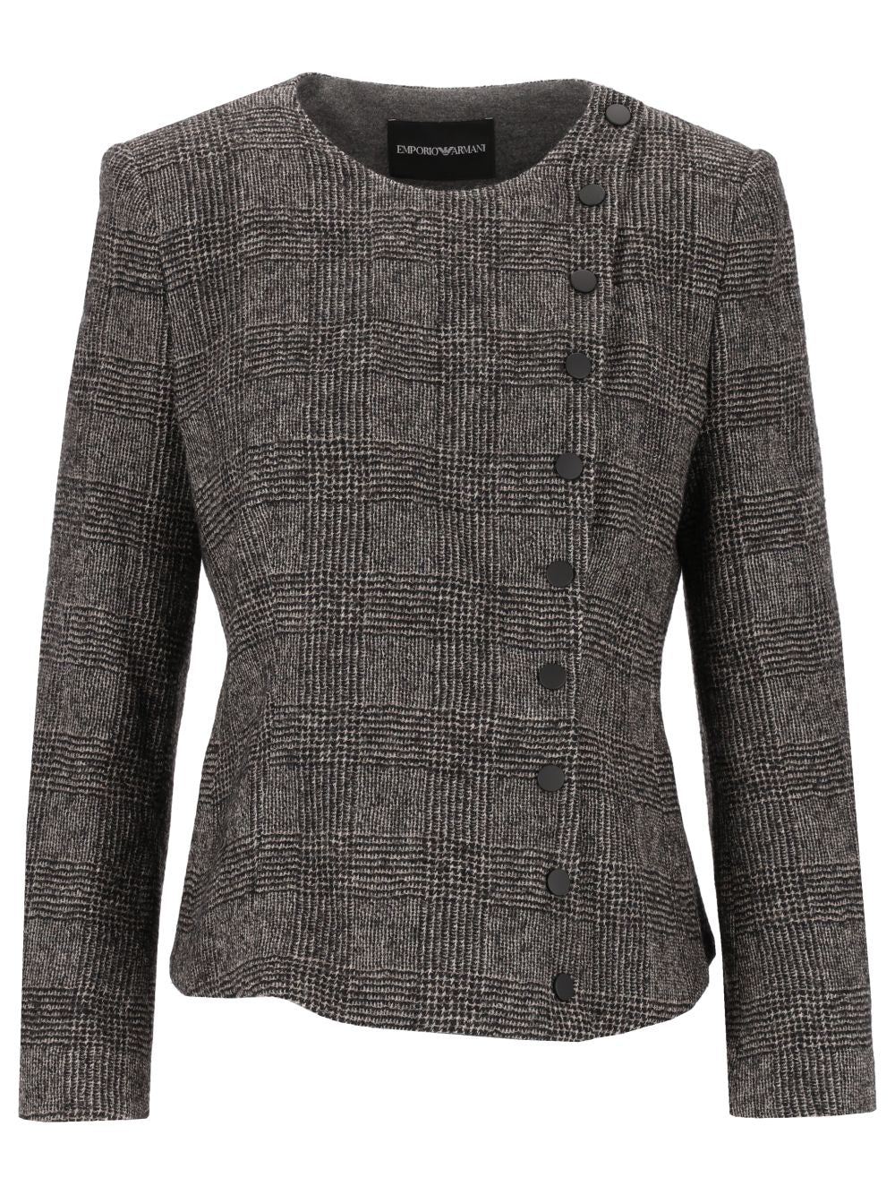 Emporio Armani Checked Wool Jacket Jackets - Multicolor | f3d7b9a040b87bd5d350d3f0b7e9a23b0b615699