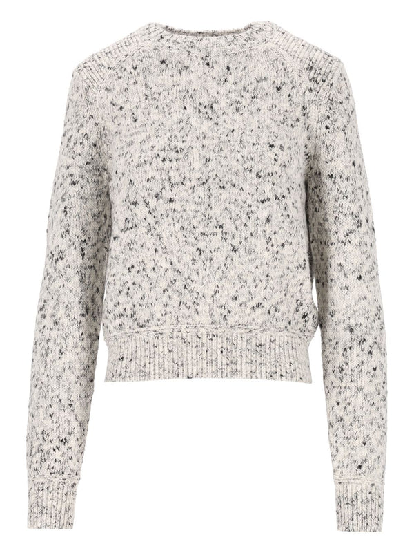 Anya-Gc Mouline Cable Knit Sweater Knitwear Grey