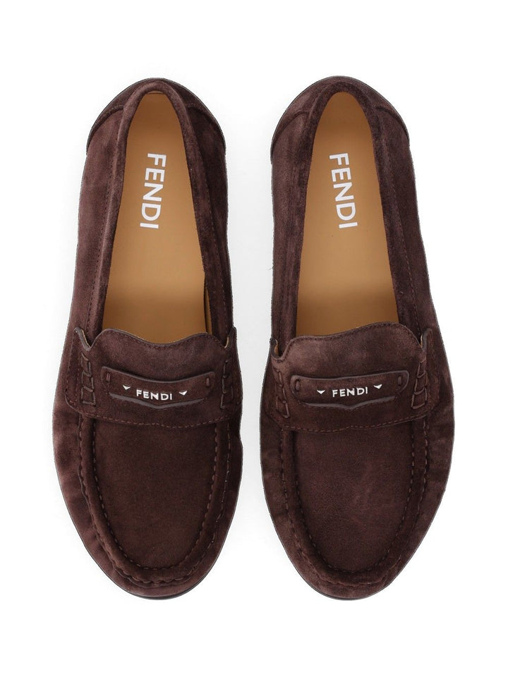 Fendi Scrunch Scarpe basse - Beige | f4cb510672455ce07017efb6ba751cc77c89cc75