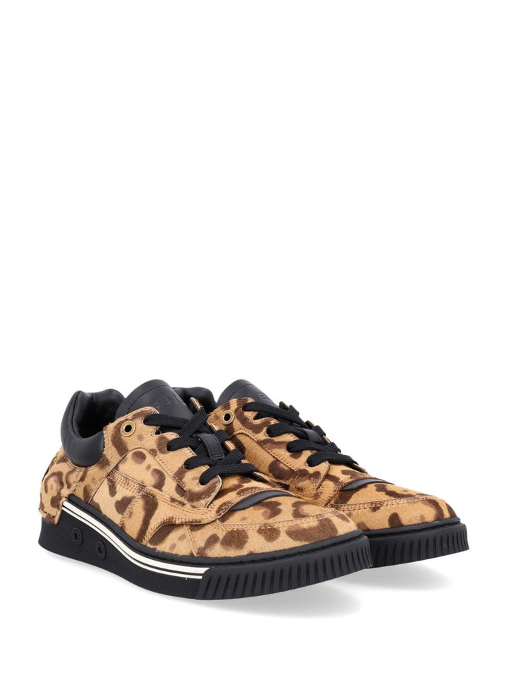 Fendi Sneaker Caval.St.Giaguar+Nappa Sneakers - Brown | 4cb0003a6d16008ff0d95ec5e2d5e6e079089542