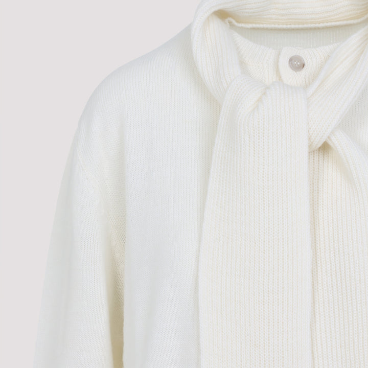Mm6 Maison Margiela Cardigan - White | 8d4c70641e7ac82fc53a01bf89cbaaabfebd6a0f