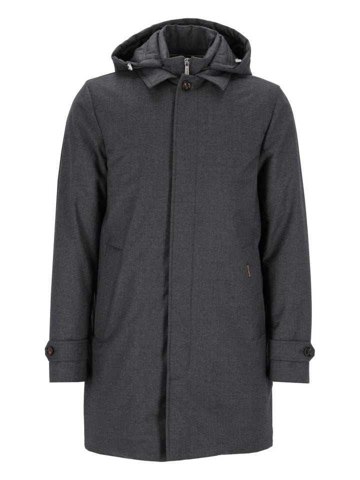 Moorer Ralli Wool And Cashmere-Blend Coat Jackets - Grey | dfa833e04a1ae1e9977cea2d02ab86d2b28ca50e