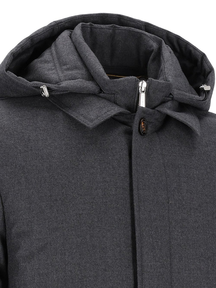 Moorer Ralli Wool And Cashmere-Blend Coat Jackets - Grey | feab0c12a11d9ec25d64d80da617964a241bc9ba