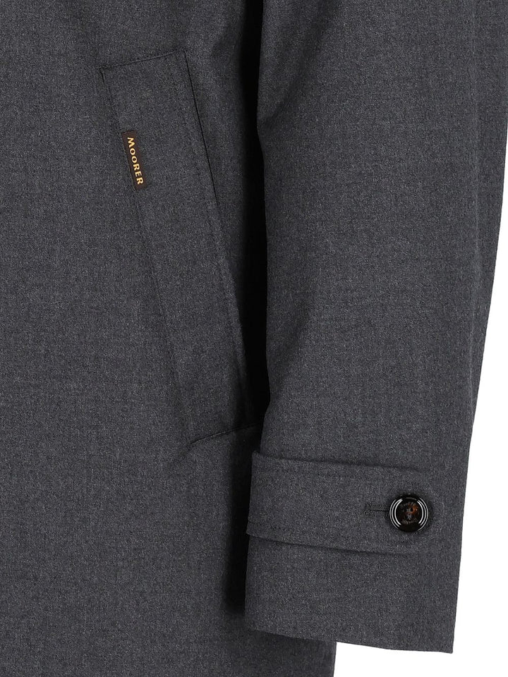 Moorer Ralli Wool And Cashmere-Blend Coat Jackets - Grey | 3242546fced94acf3c113657361f79b35e6f29e6