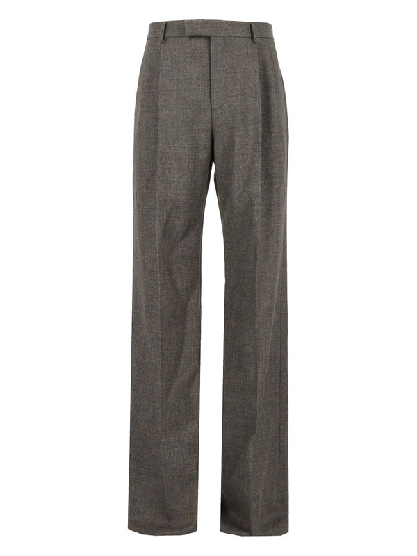 Pantalone | Formalwear | Muticolor Mouline' Trousers Green