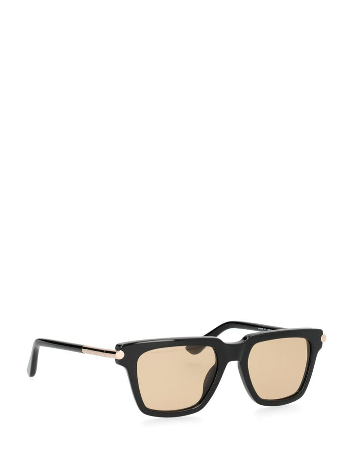 Mcqueen Square Acetate Sun Glasses - Black | 74d60a80c5bb30d0da7e8d8c9cc2e110d05d079e