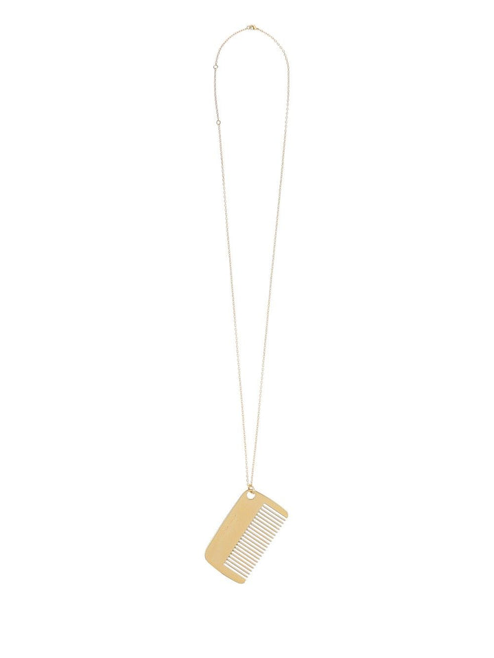 Ami Paris Comb Pendant Necklace Jewelry Gold