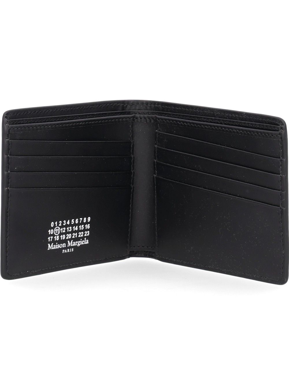 Maison Margiela Slim Leather Wallet Wallets - Black | 8c7f90f966ebd75a2d2a6727cb9972c20c6ad0f2