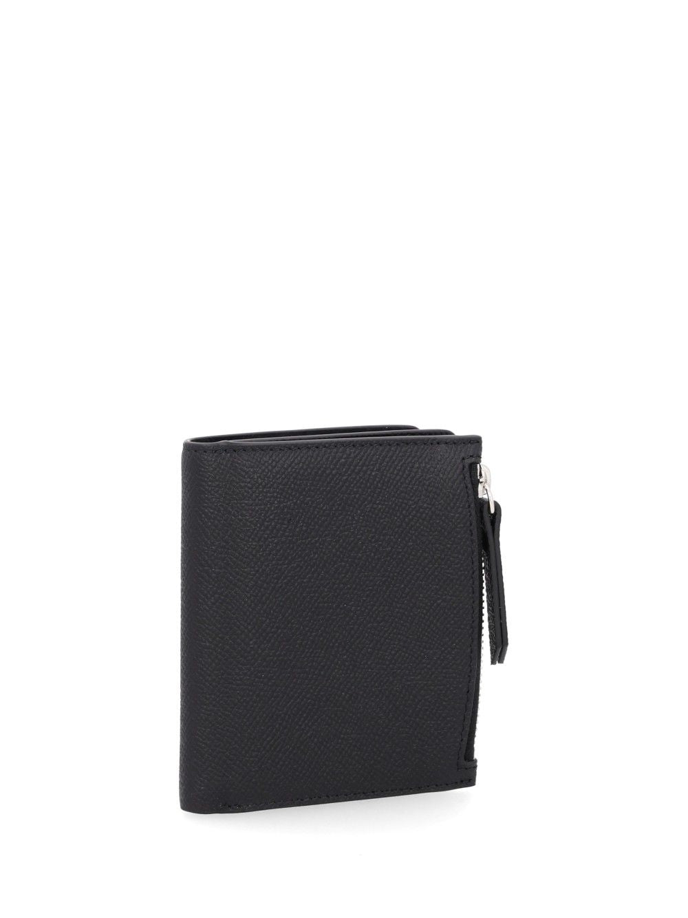 Maison Margiela Compact Leather Wallet With Side Zip Wallets - Black | 1383c3c1375147cce92d92f92a9ae88cd6bd3a24
