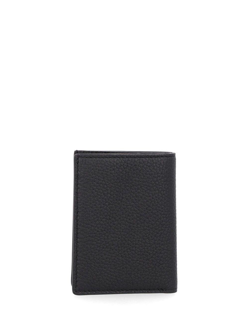 Tom Ford T Line Folding Leather Card Holder Wallets - Black | 1b90693be197c7d5c91edbdd85a23dd5cd439f8a