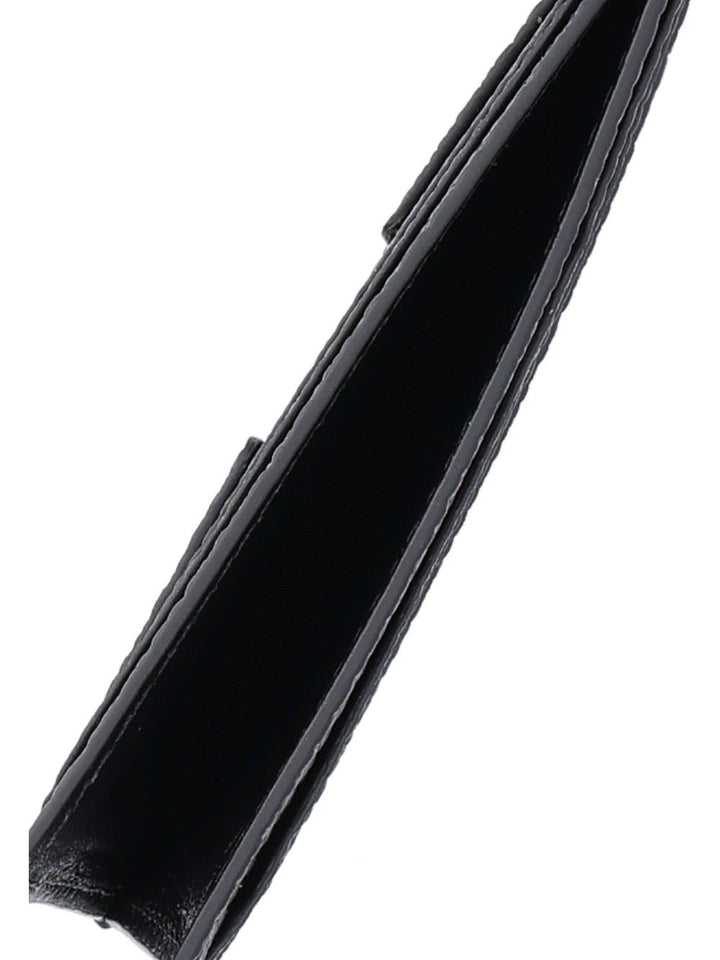 Tom Ford T Line Grained Leather Card Holder Wallets - Black | d95b928c69fc04c2c3a82e3b20080a797e2c7754