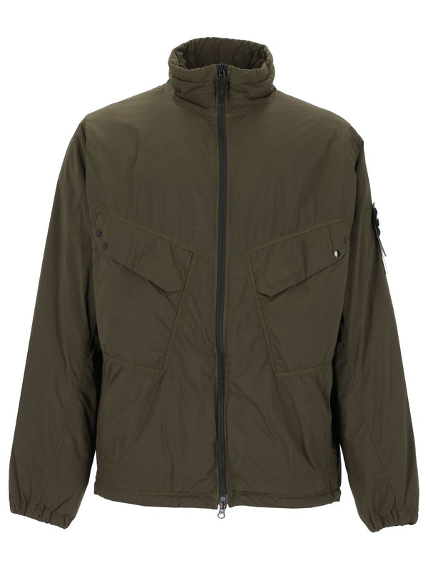 Ultralight Nylon Stretch-Tc, 85% Recycled, Garment Dyed Jackets Grey