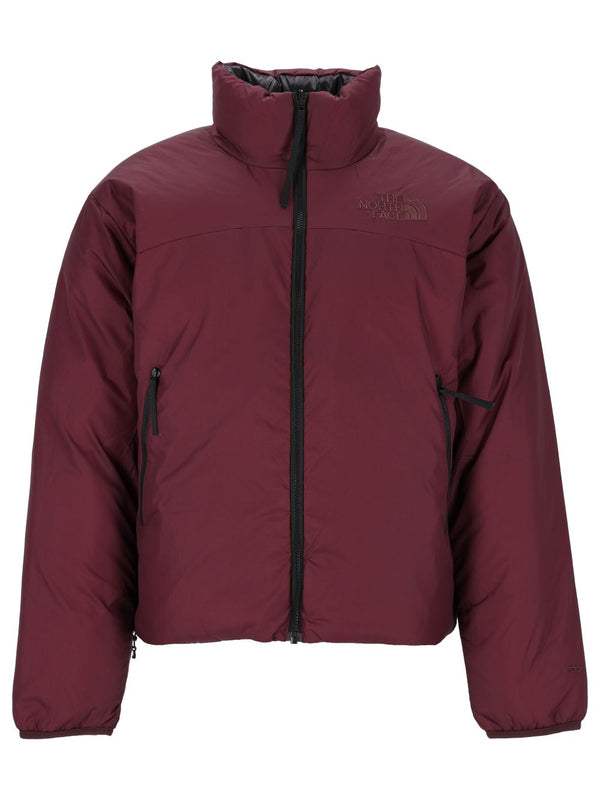 Reversible Nuptse Pertex Burgundy And Black Jacket Coats Bordeaux