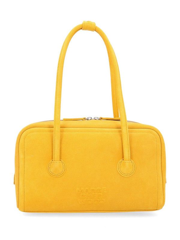 Soft Boston Small Suede Bag Handbags Yellow