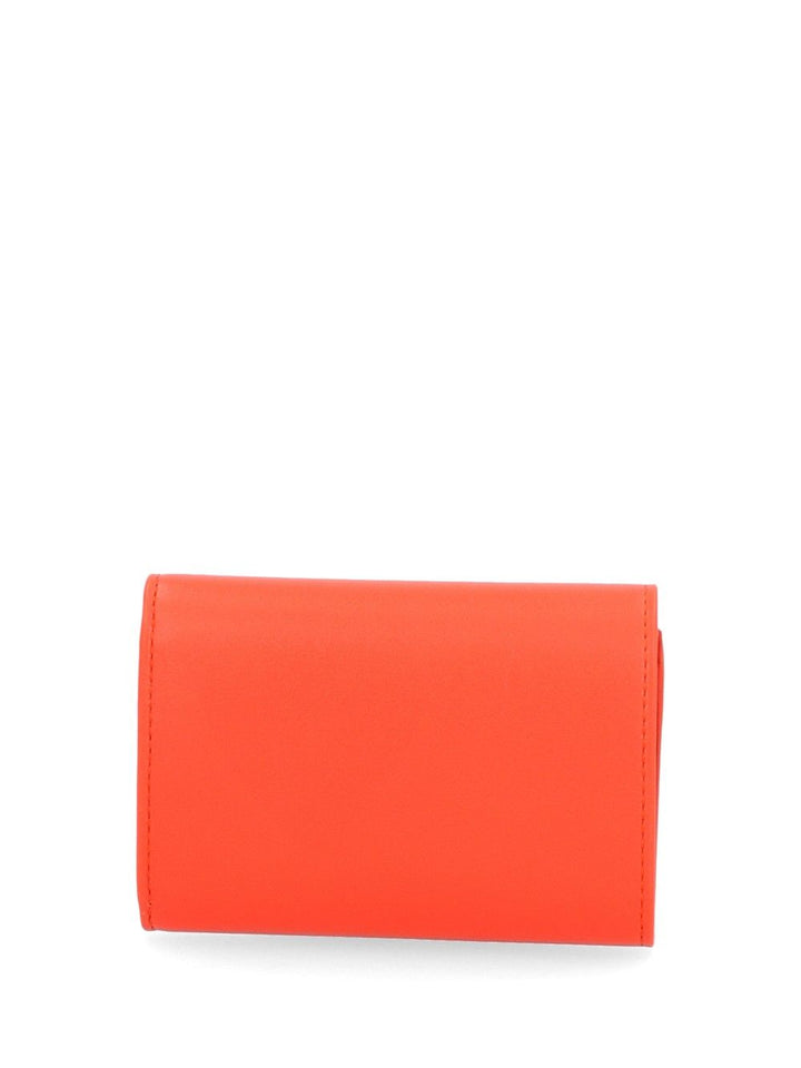 Loewe Pebble Wallets Orange