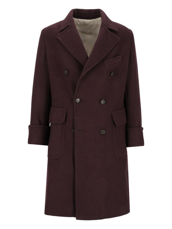 Cappotto Doppiopetto Coats Bordeaux