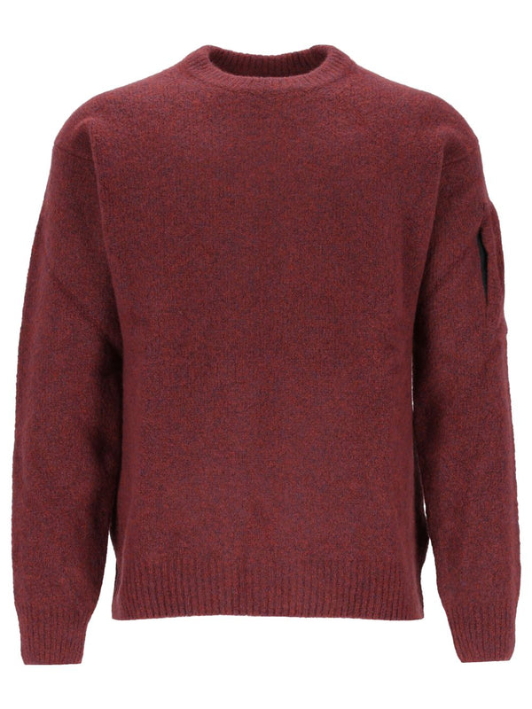 Crew Neck In Wool Nylon Stretch Knitwear Bordeaux