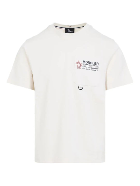 Grenoble Cotton T-Shirt With Embossed Logo