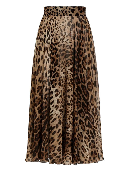 Leopard Print Skirt