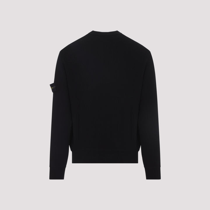 Stone Island Sweater - Black | 85179e36edc0ecea70246ed7eec98476577a9616