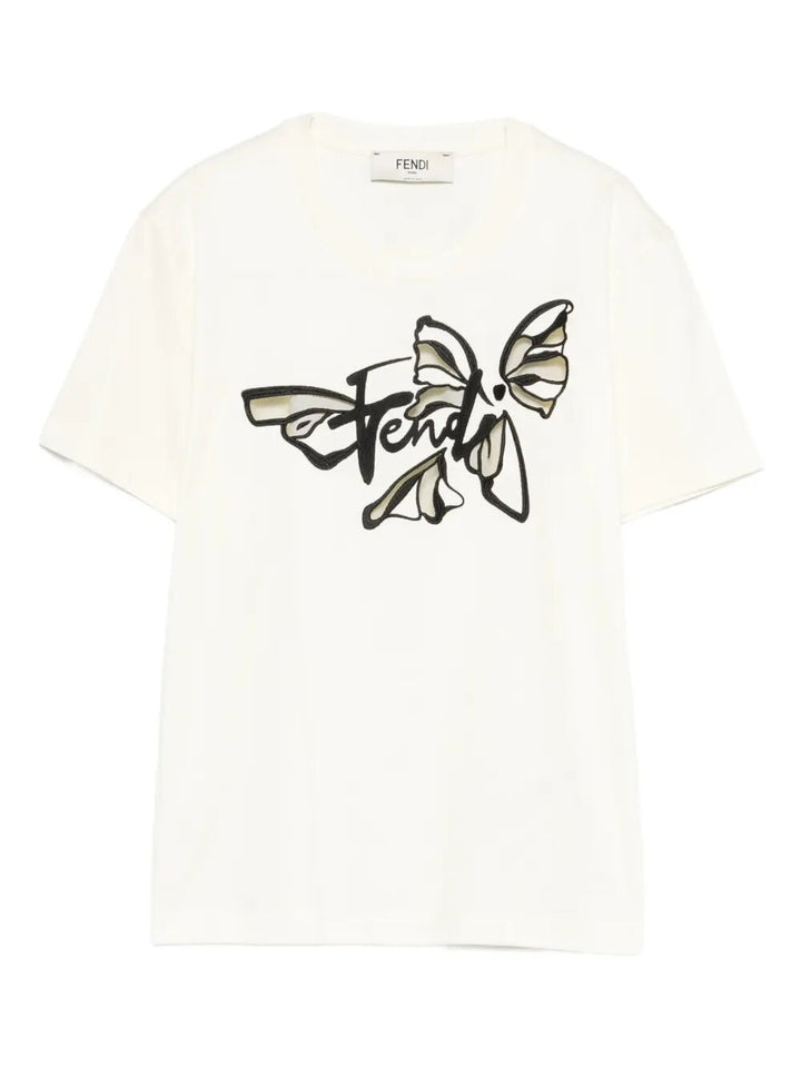 Fendi T-shirts - White | bf408d35e546a10f753046f33b9f5307a30bbf8f