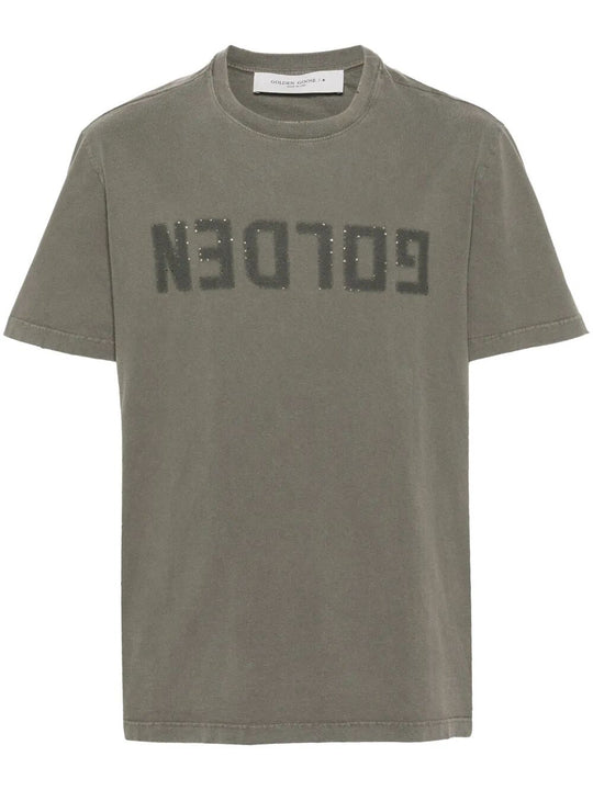 T-Shirt With Distressed Treatment