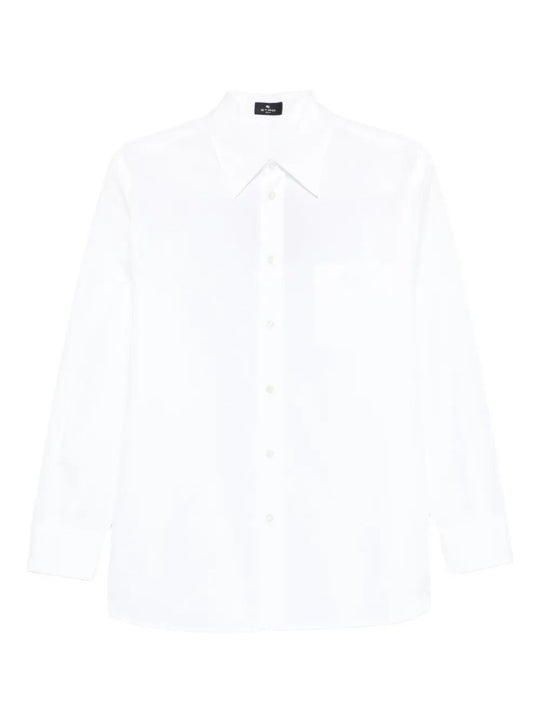 Chest-Pocket Cotton Shirt