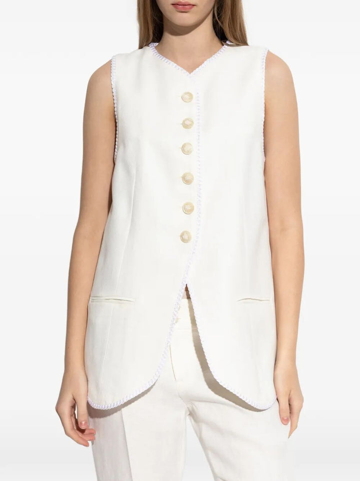 Etro Gilet - White | 44ecaec3b91930958bfcc00f55440bf04e056d7b