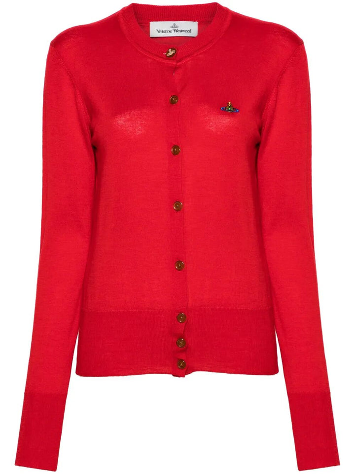 Vivienne Westwood Cardigan - Red | 93268d6f4fc9c62c43cdb3a8b3fc3f6679a6b4bc