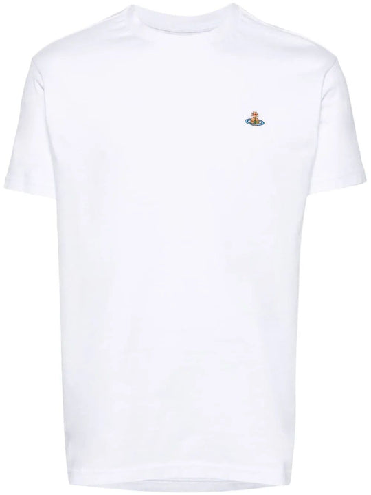 Unisex Classic T-Shirt With Multicolour Orb Patch