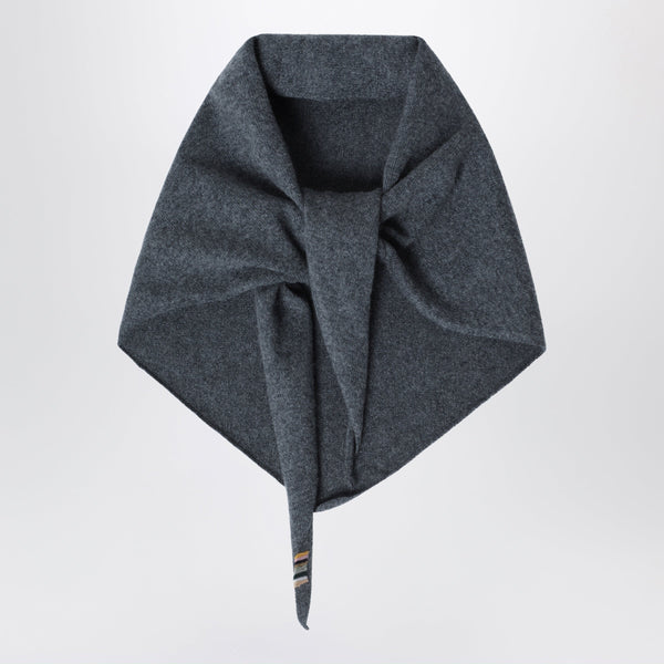 Dark Grey N°35 Bandana In Cashmere