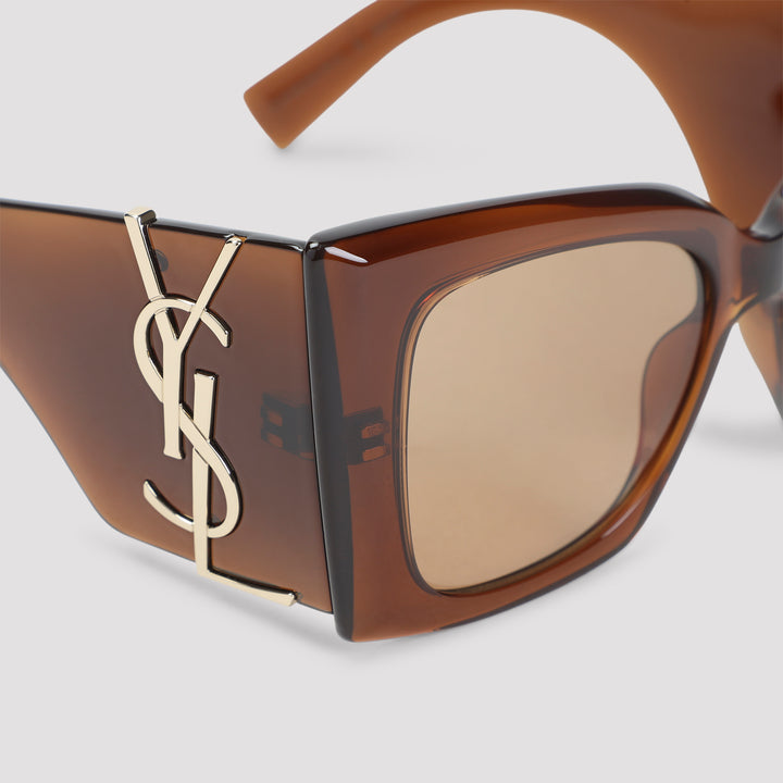 Saint Laurent Sunglasses - Brown | 8aca8896b401fc4a5a494370e6e0bbadbd4998bb