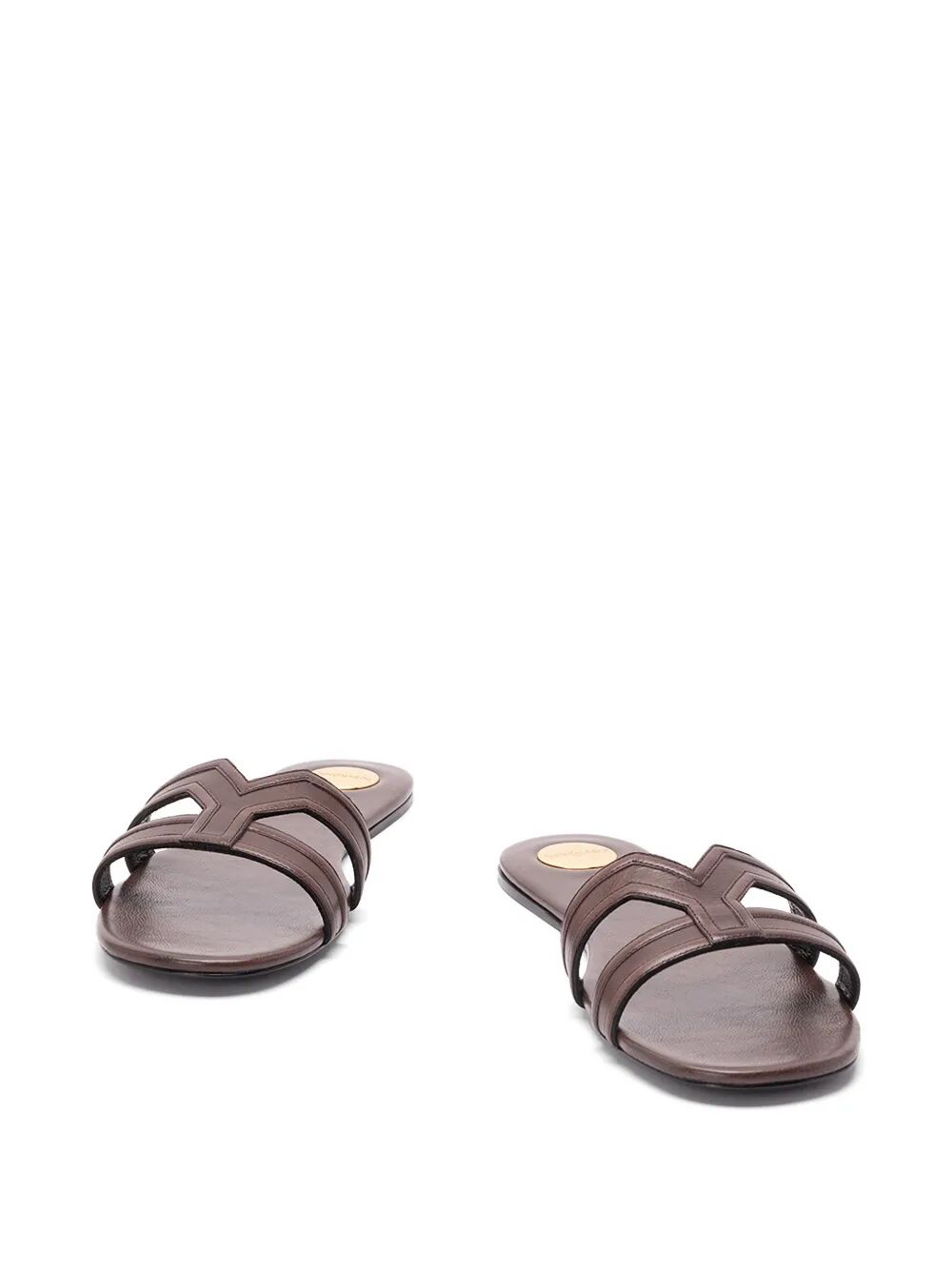 Saint Laurent Paris Sandals - Brown | c9b1272ca74277843b3438b15189758b393a7a02