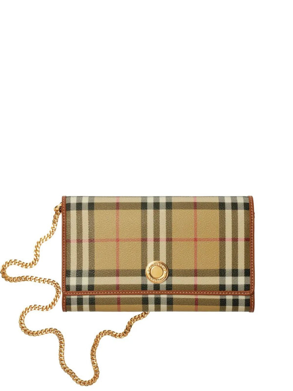 Check Chain Strap Wallet