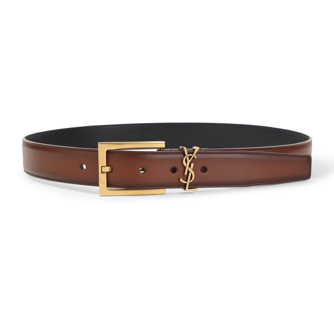 Saint Laurent Belts - Brown | f47c4d2f7547bfc9626042af61516162317f7d8d