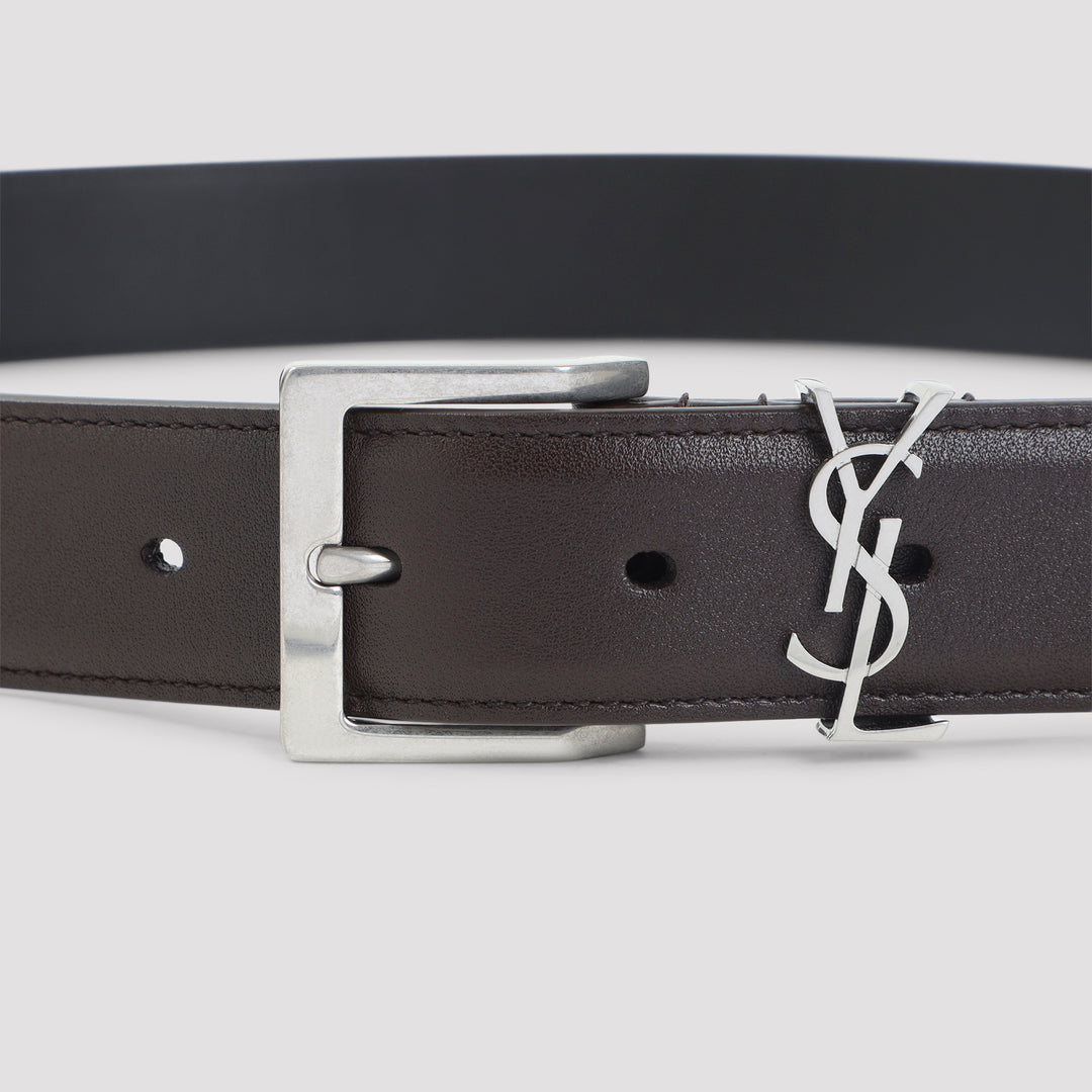 Saint Laurent Belts - Brown | 67552e5c6ffa2a07ab62d3e95b806df86b279f06