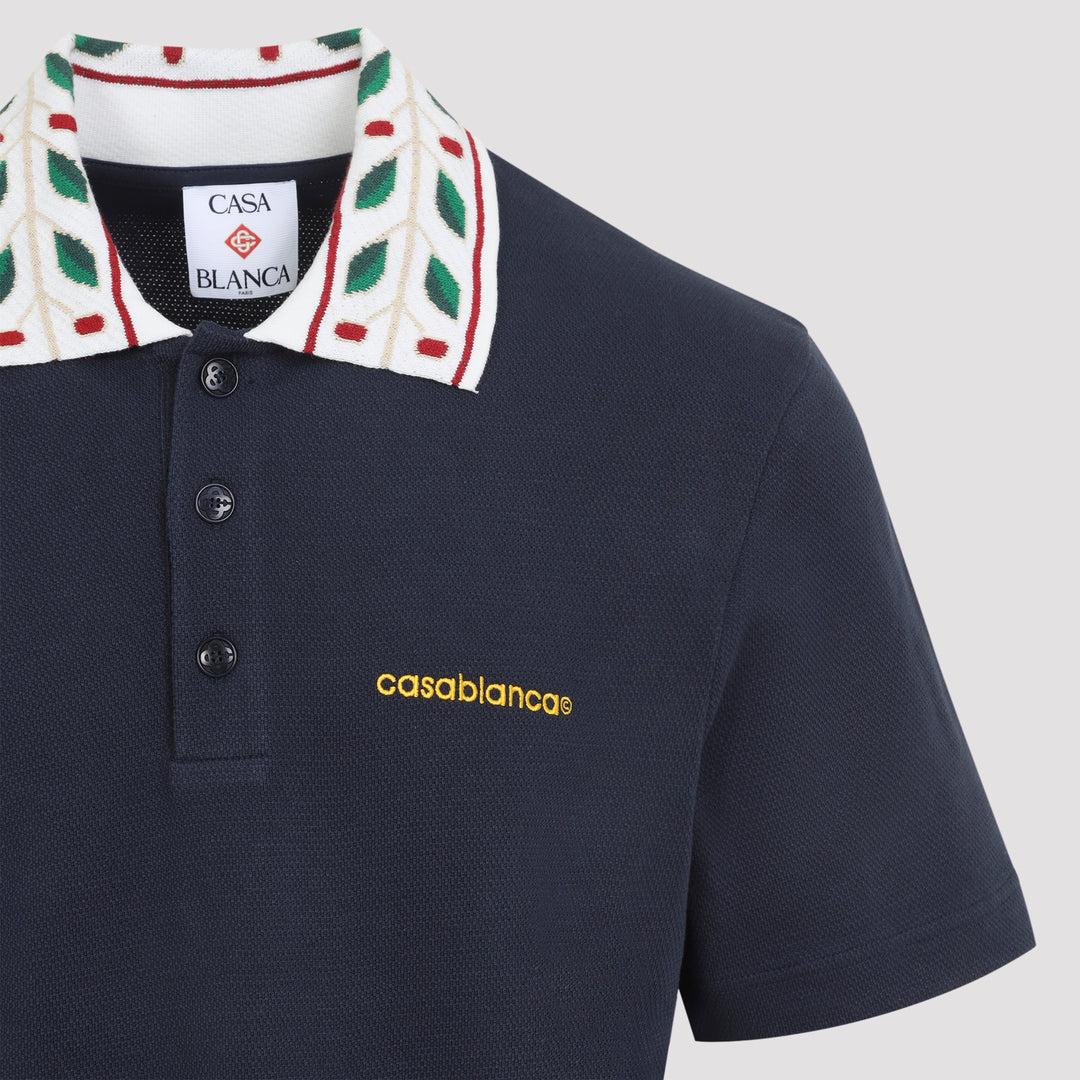 Casablanca Polo - Blue | c7f535aa2b18e019caa3b2c9bbe80af3b6a5e56c