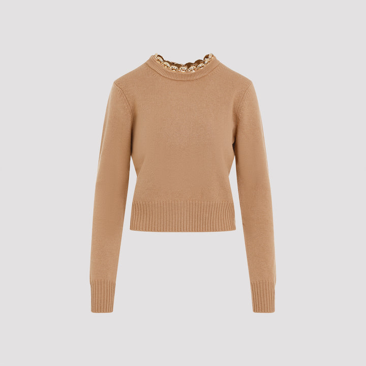 Rabanne Pullover - Nude & Neutrals | 77df4f46e3ffb3237913f4acf3cb047a51c4f6c5