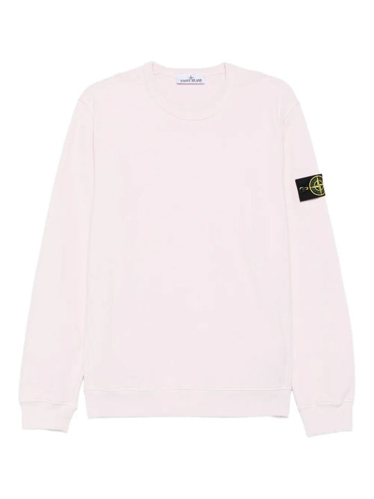 Cotton Fleece Crew Neck Sweatshirt