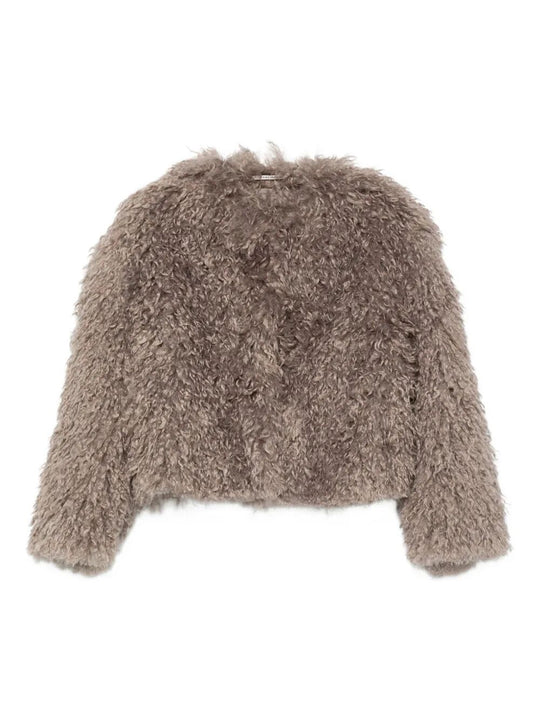 Teddy Cropped Jacket