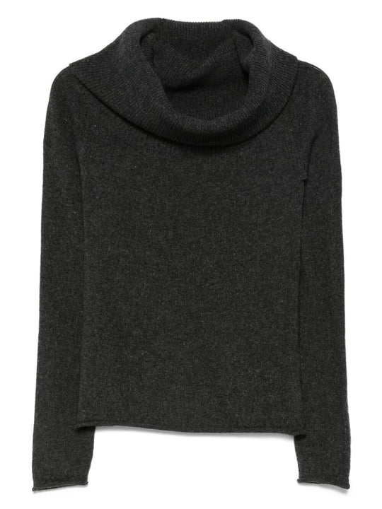 Wool And Cashmere Cowl-Neck Sweater