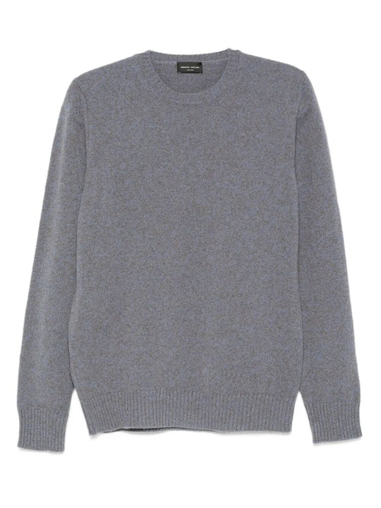 Wool And Cashmere MÉLange Crew-Neck Sweater