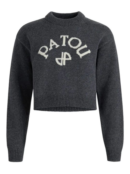 Logo And Jp Monogram Intarsia Wool And Cashmere Jumper