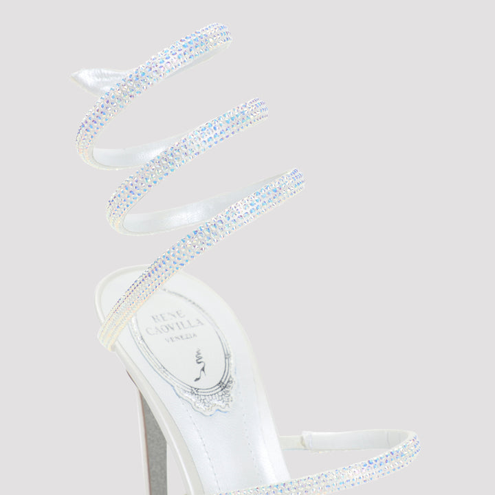 Rene` Caovilla Sandals - White | 96a1d7e59350c8e820547a4b2967071e3d4b362b
