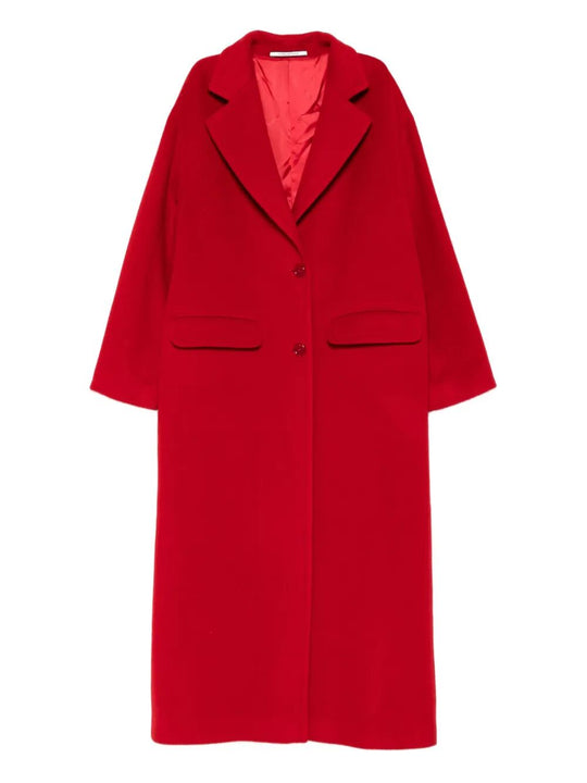 Carine Single-Breasted Wool Coat