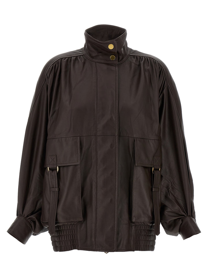 Ilustration Casual Jackets, Parka Brown