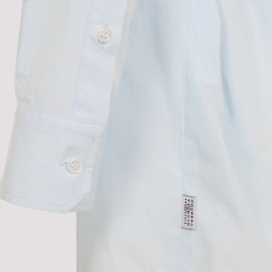Mm6 Maison Margiela Shirts - Blue | 1ffceccc8d1a65b2be1dde24c4d93639b7e4fd18