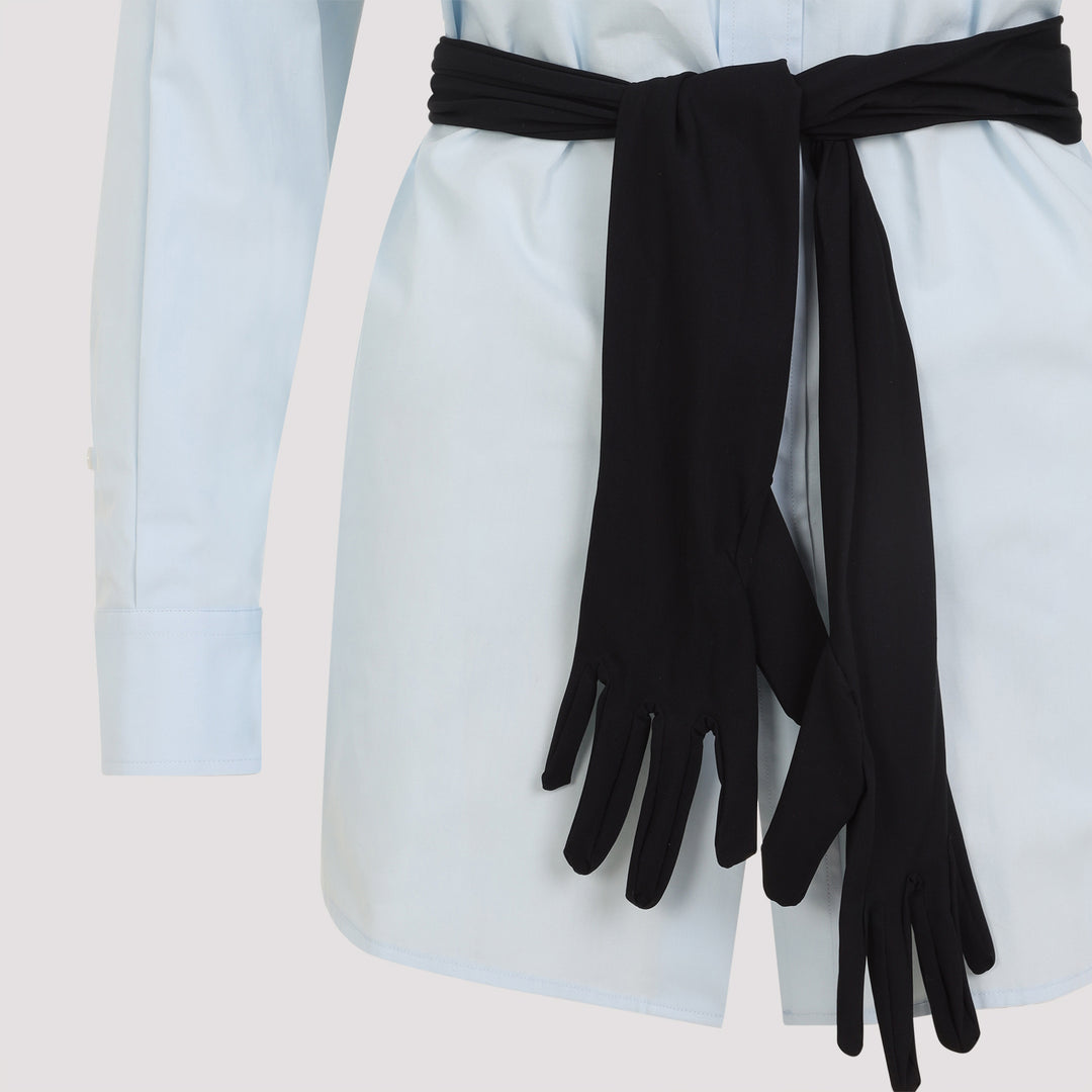 Mm6 Maison Margiela Shirts - Blue | 8d0beeeb4a32aac01448609e341c75716126fd45