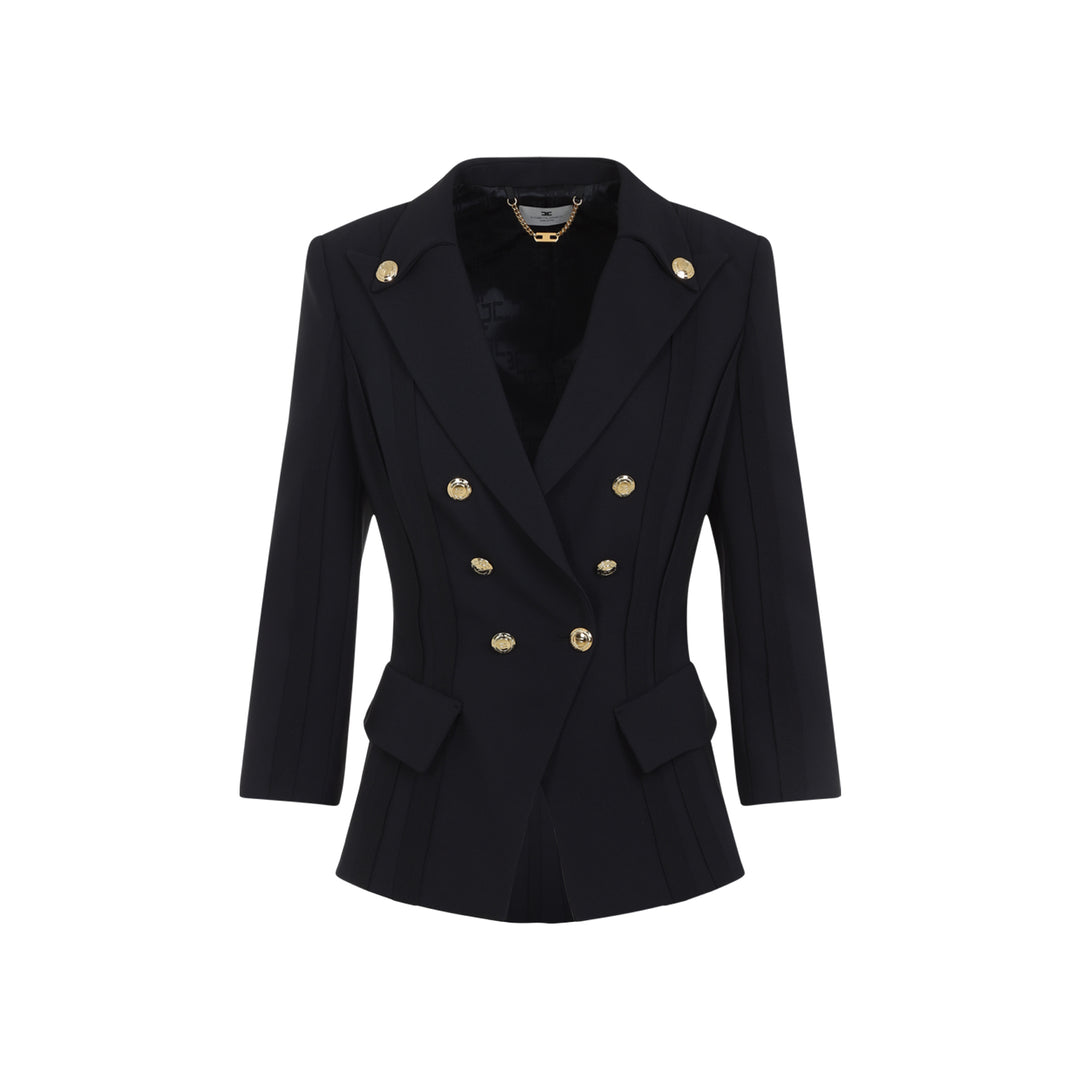Elisabetta Franchi Jackets - Black | 2aad9330164ce26d427709aa13dfee4dd267c0d5